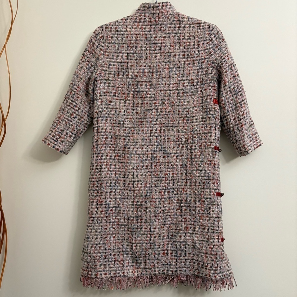 Elephant and Giraffe Long Sleeve Tweed Jacket - Picture 2 of 10